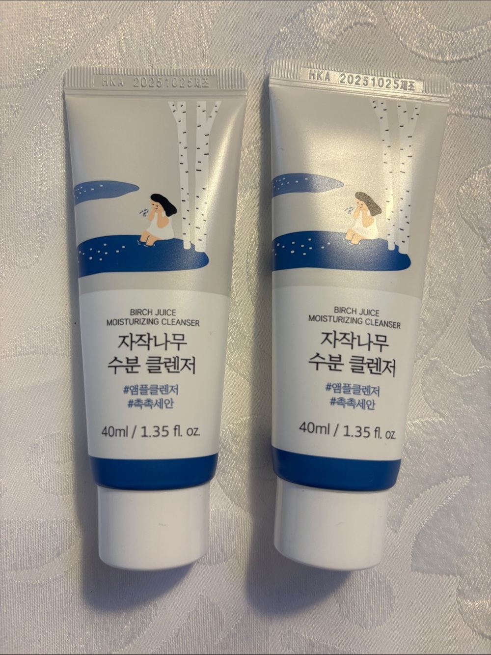 2 ROUND LAB Birch Juice Moisturizing Cleansers